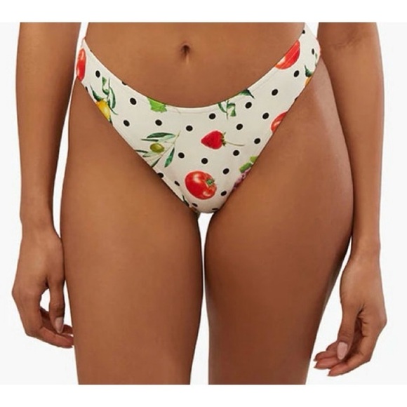 NEW WEWOREWHAT Classic Scoop Fruits Bikini Bottoms - Picture 1 of 1